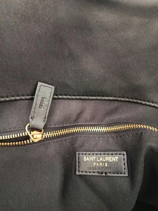 Bolso Saint Laurent Negro Acolchado