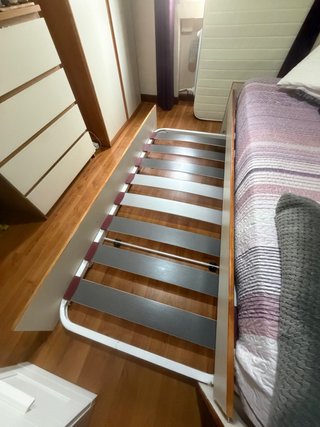 Cama Nido con Somier Inferior y colchon espuma.