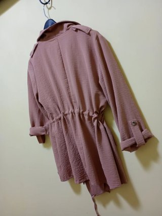 Camisa Estilo Blazer Rosa