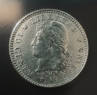 Moneda 10 Centavos Argentina 1882
