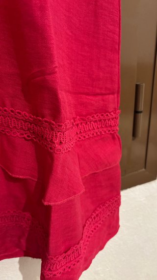 Vestido corto rosa Shein