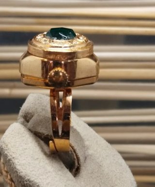 Anillo Reloj Vintage Wilson Swiss