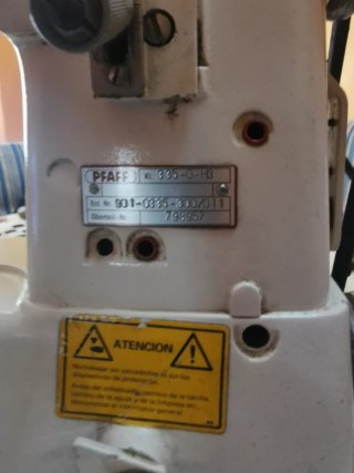 Máquina de coser industrial Pfaff 335
