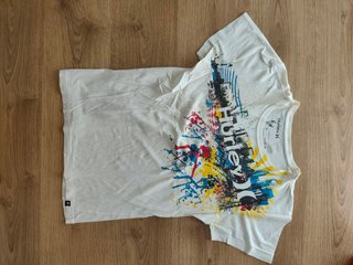 T-shirt Hurley Branca Estampada