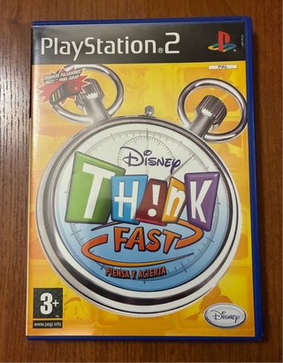 Disney Think Fast PS2 (PlayStation 2)