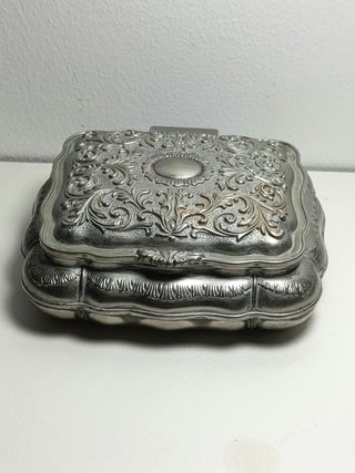 Joyero Vintage Metal Estilo Antiguo