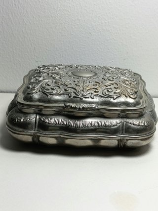 Joyero Vintage Metal Estilo Antiguo