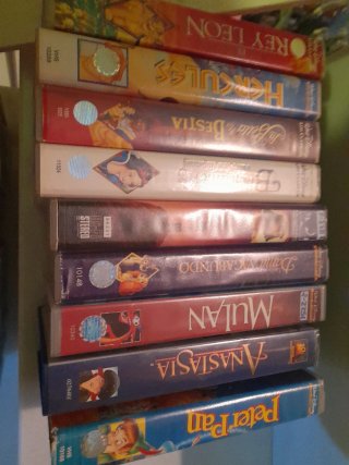 Lote de 9 Películas VHS Infantiles