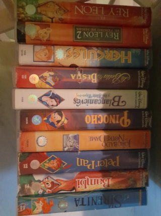 Lote de 10 Películas Disney en VHS