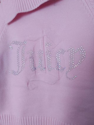 Jersey Juicy Couture x Bershka rosa con brillos