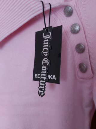 Jersey Juicy Couture x Bershka rosa con brillos