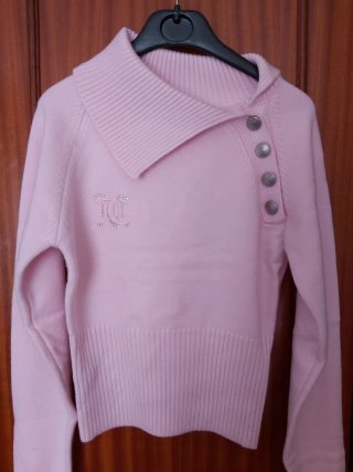 Jersey Juicy Couture x Bershka rosa con brillos