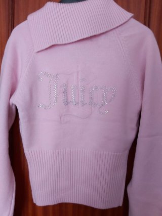 Jersey Juicy Couture x Bershka rosa con brillos