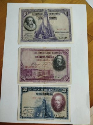 Billetes españoles antiguos El Banco de España