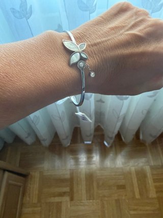 Pulsera Lotus Mariposa con Circonita