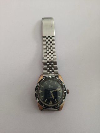 Reloj Polygram Negro y Plateado
