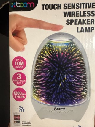 Altavoz Bluetooth con Lámpara LED Táctil iBoom