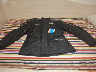 Chaqueta de Moto con Protecciones Talla XL. Oferta