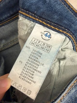 Vaqueros ajustados estilo skinny azul