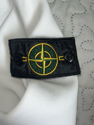 Sudadera Stone Island Blanca Talla M