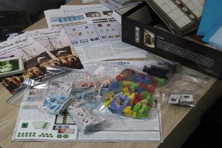 Juego de mesa Transatlantic firmado