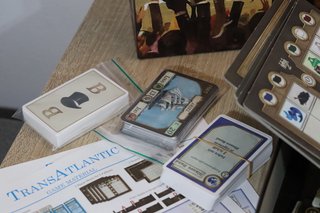 Juego de mesa Transatlantic firmado