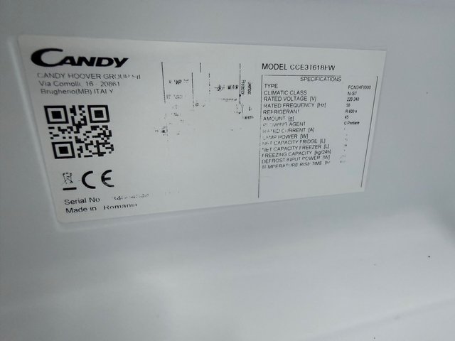 Nevera Candy Blanca