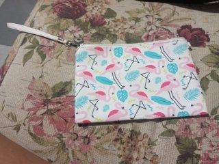Neceser con Estampado de Flamencos
