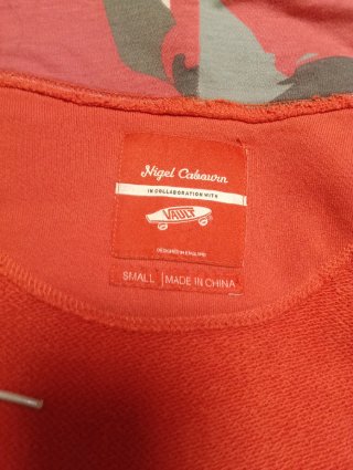 Sudadera Vans Vault X Nigel Cabourn Naranja
