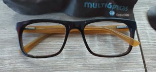 Gafas Multiópticas Negras y Amarillas