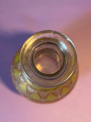 Garrafa de vidro artesanal