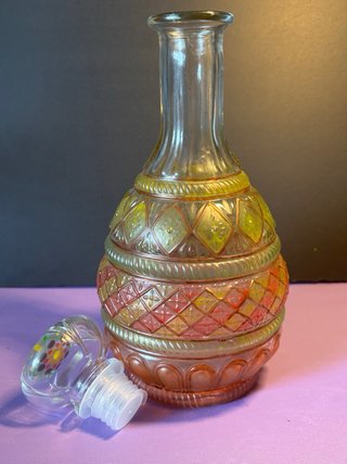 Garrafa de vidro artesanal