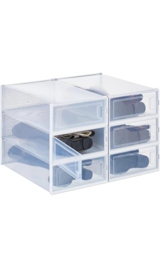 Organizador Set de 6 Cajas de Zapatos/NUEVO