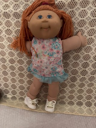 muñeca cabbage patch kids ( repollo)  pelo naranja