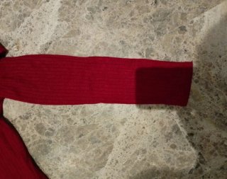 Jersey Stradivarius Cuello Bardot Rojo
