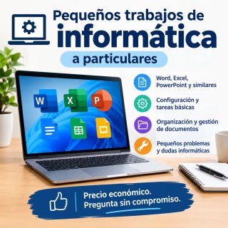 Trabajos de informatica para particulares