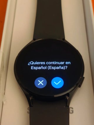 Samsung Galaxy Watch4 44mm Negro SM-R870 COMPLETO