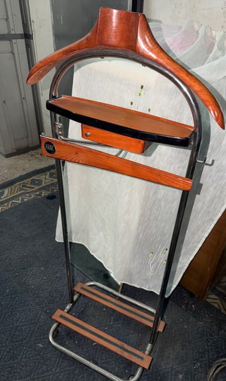 Galan de noche vintage FRAC madera y metal