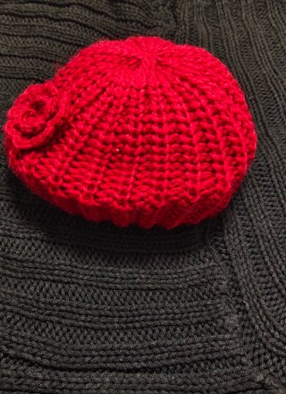 Gorro estilo parisino.