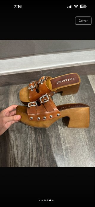 Zuecos Hispanitas de madera