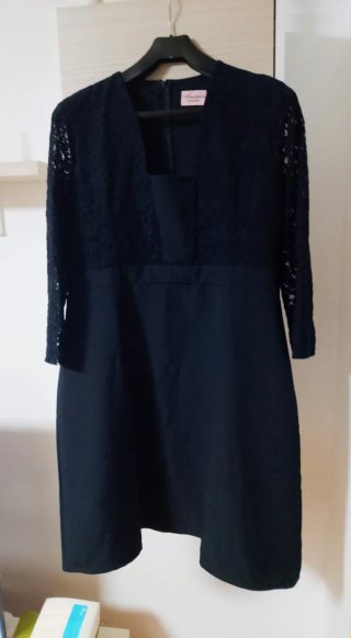 Vestido Almatrichi Azul Marino Talla 50
