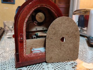 Radio vintage madera AM/FM Antique Radio con caja