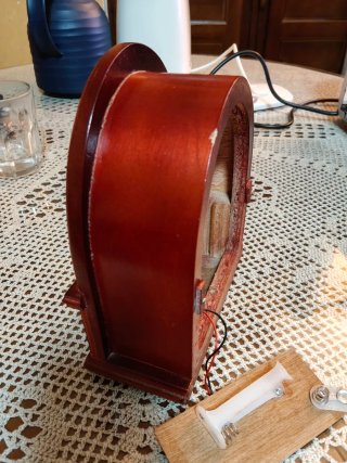 Radio vintage madera AM/FM Antique Radio con caja