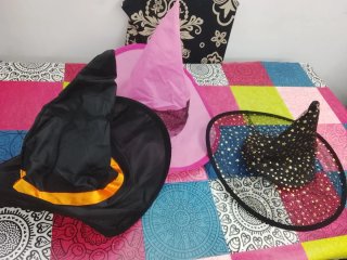 Gorro estrella  Bruja Halloween, regalo los otros
