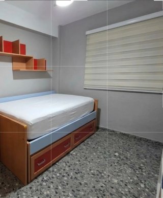 Armario juvenil madera con cajones