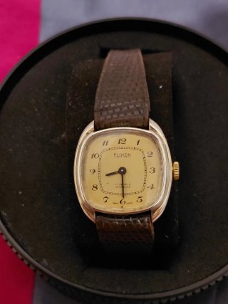 Reloj Plimon Dorado y Marrón