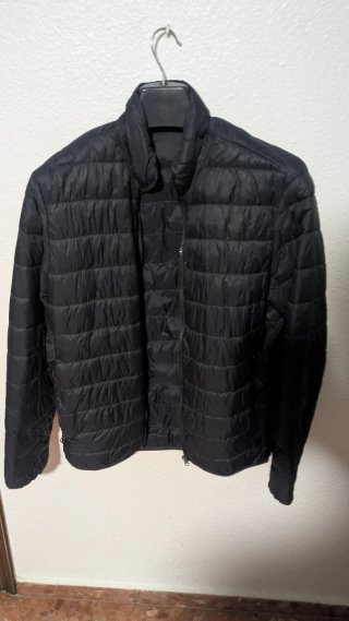 Chaqueta Zara negra acolchada