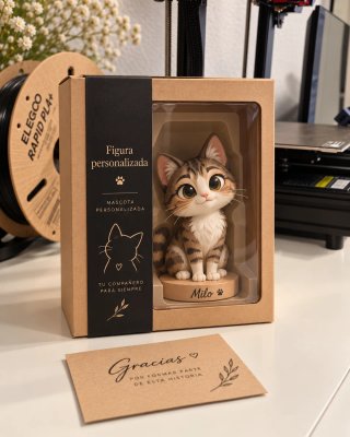 Figura 3D personalizada desde foto | Regalo único