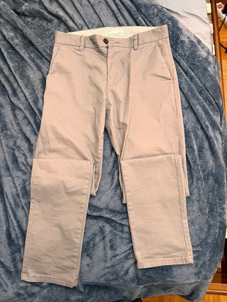 Pantalones grises Primark Slim Fit