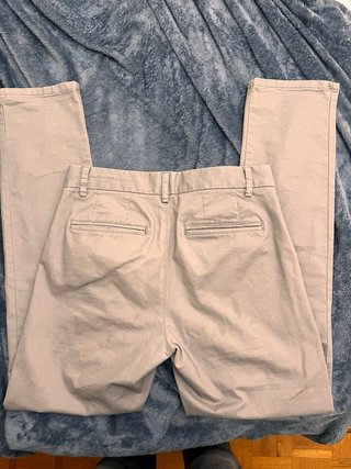 Pantalones grises Primark Slim Fit